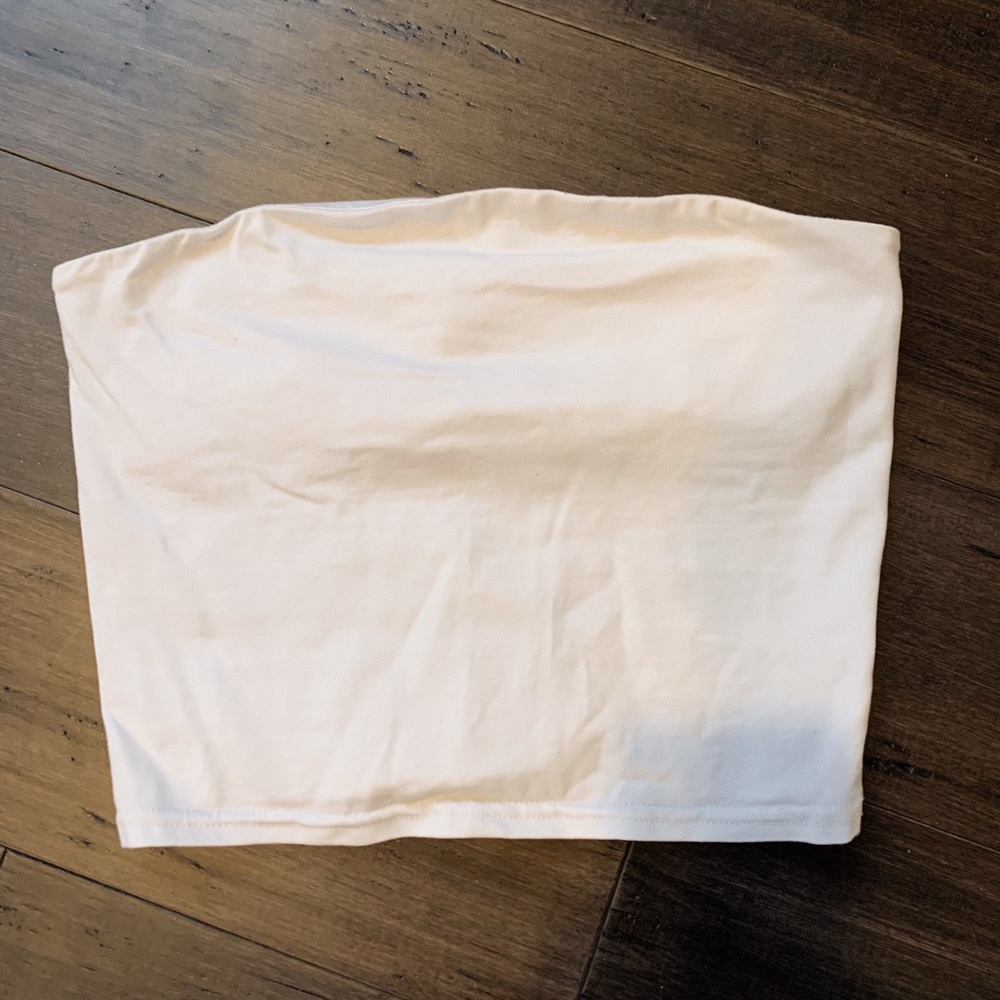 white tube top!